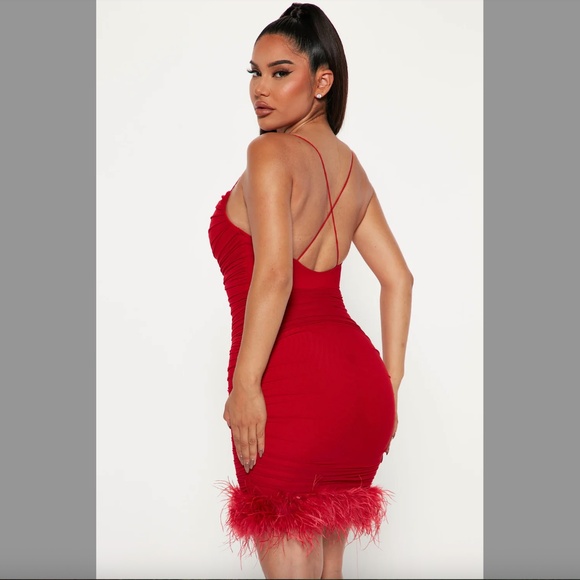 Fashion Nova Lilac Gardens Ruched Mini Dress - Picture 3 of 3